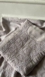 Load image into Gallery viewer, Women's Lakhnavi Handcrafted Muslin Unstitched Chikankari Full Suit - HONC0344385