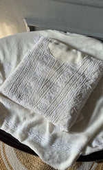 Load image into Gallery viewer, Women's Lakhnavi Handcrafted Pure Silk Georgette Chikankari Kurta And Dupatta Set- HONC0294503