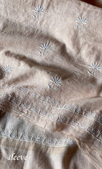 Load image into Gallery viewer, Women's Lakhnavi Handcrafted Maheshwari Mul Chanderi Kurta And Dupatta Set- HONC0296170