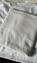 Load image into Gallery viewer, Lakhnavi Handcrafted Cotton Chikankari Suit Material - HONC0146080