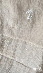 Load image into Gallery viewer, Women's Lakhnavi Handcrafted Mul Chanderi Semi - Stitched Kurta And Dupatta Set - HONC0241683