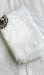 将图像加载到图库查看器中, Nida Women's Lakhnavi Handcrafted Cotton Chikankari Suit Material - HONC0197825