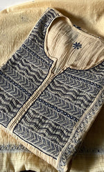 Load image into Gallery viewer, Women's Lakhnavi Handcrafted Mul Chanderi Semi-Stitched Kurta And Dupatta Set - HONC0286654