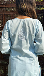 Load image into Gallery viewer, Iqra Women's Lucknowi Handcrafted Cotton Chikankari Kurti - HONC0164366