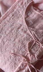 将图像加载到图库查看器中, Sehmat Women's Lakhnavi Handcrafted Kota Cotton Semi -Stitched Angrakha And Dupatta Set- HONC0300704