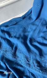 将图像加载到图库查看器中, Women's Lakhnavi Handcrafted Viscose Georgette Chikankari Full Suit Material - HONC0274223