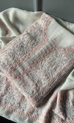 Load image into Gallery viewer, Women's Lakhnavi Handcrafted Mul Chanderi Unstitched Kurta And Dupatta Set- HONC0306163