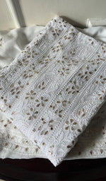 Load image into Gallery viewer, Women's Lucknowi Handcrafted Viscose Georgette Chikankari Anarkali and Dupatta Set- HONC0271319