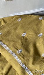将图像加载到图库查看器中, Women's Lakhnavi Handcrafted Cotton Unstitched Kurta And Dupatta Set - HONC0362874