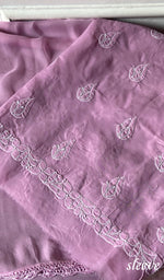将图像加载到图库查看器中, Women's Lakhnavi Handcrafted Cotton Unstitched Chikankari Suit Material - HONC0360779