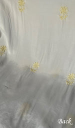 Load image into Gallery viewer, Ashima Women's Lucknowi Handcrafted Muslin Chikankari Unstitched Suit Material - HONC0243931