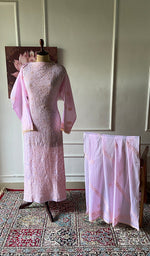 Load image into Gallery viewer, Hiba Women's Lakhnavi Handcrafted Semi- stitched Cotton Chikankari Suit Material - HONC0348830