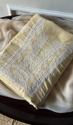 Load image into Gallery viewer, Farah Women's Lakhnavi Handcrafted Unstitched Cotton Chikankari Suit Material - HONC0298923