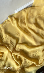 Load image into Gallery viewer, Women's Lucknowi Handcrafted Viscose Georgette Unstitched Chikankari Suit Material - HONC0299914