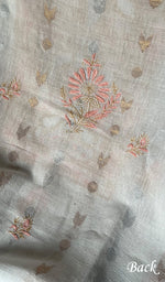 Load image into Gallery viewer, Nagma Women's Lakhnavi Handcrafted Linen Cotton Chikankari Kurta And Dupatta Set- HONC0250085