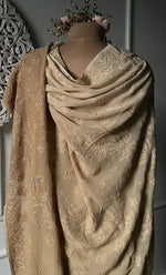 将图像加载到图库查看器中, Women's Lakhnavi Handcrafted Viscose Georgette Chikankari Saree - HONC0318165