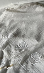 Load image into Gallery viewer, Jazba Women's Lakhnavi Handcrafted Mul Chanderi Unstitched Kurta And Dupatta Set- HONC0334538