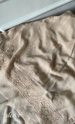 Load image into Gallery viewer, Women's Lakhnavi Handcrafted Viscose Georgette Unstitched Chikankari Full Suit Material - HONC0319626