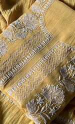 Load image into Gallery viewer, Women's Lakhnavi Handcrafted Mul Chanderi Kurta And Dupatta Set - HONC0301226