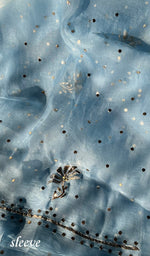 将图像加载到图库查看器中, Marifa Women's Lakhnavi Handcrafted Pure Organza Chikankari Unstitched Kurta And Dupatta Set- HONC0301642