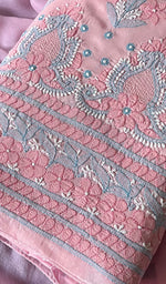 Load image into Gallery viewer, Women's Lakhnavi Handcrafted Cotton Chikankari Suit Material - HONC0291797