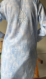 Load image into Gallery viewer, Meerab Women's Lucknowi Handcrafted Cotton Chikankari Kurti - HONC0289706