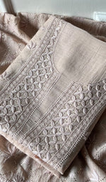 Load image into Gallery viewer, Women's Lakhnavi Handcrafted Mul Chanderi Kurta And Dupatta Set - HONC0288869