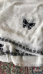 Load image into Gallery viewer, Women's Lakhnavi Handcrafted Mul Chanderi UnStitched Kurta And Dupatta Set - HONC0375225