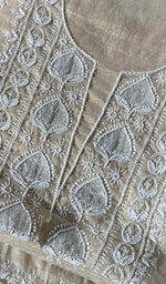 Load image into Gallery viewer, Women's Lakhnavi Handcrafted Tissue Chanderi Unstitched Kurta And Dupatta Set - HONC0278145