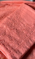 Load image into Gallery viewer, Women's Lakhnavi Handcrafted Mul Chanderi Chikankari Full Suit Material - HONC0307423