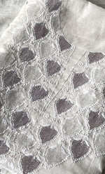 Load image into Gallery viewer, Amisha Women's Lakhnavi Handcrafted Mul Chanderi Unstitched Kurta And Dupatta Set - HONC0319464