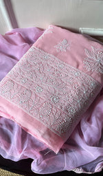 将图像加载到图库查看器中, Aashi Women's Lakhnavi Handcrafted Cotton Chikankari Suit Material - HONC0285007