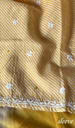 Load image into Gallery viewer, Alisha Women's Lakhnavi Handcrafted Cotton Unstitched Kurta And Dupatta Set - HONC0242686