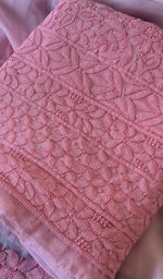 将图像加载到图库查看器中, Women's Lucknowi Handcrafted Faux-Georgette Chikankari Suit Material - HONC0277966