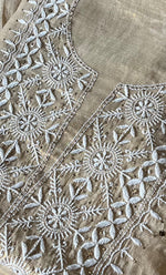 将图像加载到图库查看器中, Women's Lakhnavi Handcrafted Tissue Chanderi Unstitched Kurta And Dupatta Set - HONC0278200