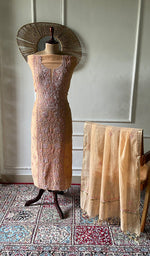 将图像加载到图库查看器中, Women's Lakhnavi Handcrafted Mul Chanderi Unstitched Chikankari Full Suit - HONC0343187
