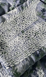 Load image into Gallery viewer, Women's Lakhnavi Handcrafted Cotton Chikankari Kurta And Kurta Dupatta Set - HONC0312695