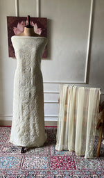Load image into Gallery viewer, Women's Lakhnavi Handcrafted Cotton Unstitched Chikankari Suit Material - HONC0365125