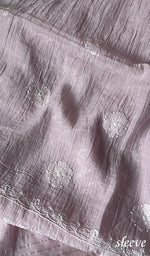 Load image into Gallery viewer, Suhani Women's Lakhnavi Handcrafted Mul Chanderi Unstitched Kurta And Dupatta Set - HONC0242461