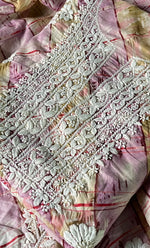 Load image into Gallery viewer, Women's Lakhnavi Handcrafted Cotton Chikankari Kurta And Kurta Dupatta Set - HONC0312685