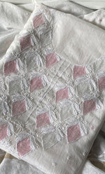 Load image into Gallery viewer, Women's Lakhnavi Handcrafted Mul Chanderi Unstitched Kurta And Dupatta Set - HONC0319457