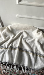 将图像加载到图库查看器中, Women's Lakhnavi Handcrafted Unstitchd Mul Chanderi Kurta And Dupatta Set - HONC0330024