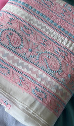 Load image into Gallery viewer, Anamta Women's Lakhnavi Handcrafted Cotton Chikankari Suit Material - HONC0291807
