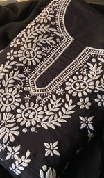 将图像加载到图库查看器中, Aashi Women's Lakhnavi Handcrafted Modal Cotton Chikankari Suit Material - HONC0275953