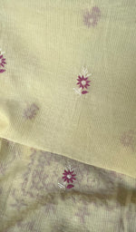 将图像加载到图库查看器中, Women's Lakhnavi Handcrafted Maheshwari Mul Chanderi Kurta And Dupatta Set - HONC0172456