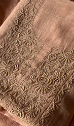 将图像加载到图库查看器中, Women's Lakhnavi Handcrafted Mul Chanderi Chikankari Full Suit Material - HONC0282294