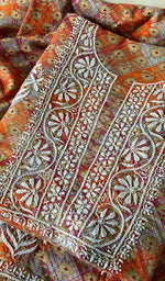 Load image into Gallery viewer, Alveena Women's Lakhnavi Handcrafted Cotton Chikankari Kurta And Kurta Dupatta Set - HONC0264804