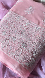 将图像加载到图库查看器中, Aashi Women's Lakhnavi Handcrafted Cotton Chikankari Suit Material - HONC0285007