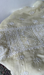 Load image into Gallery viewer, Women's Lakhnavi Handcrafted Mul Chanderi UnStitched Kurta And Dupatta Set - HONC0374453
