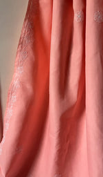 Load image into Gallery viewer, Fairoz Women's Lakhnavi Handcrafted Cotton Chikankari Saree - HONC0232520